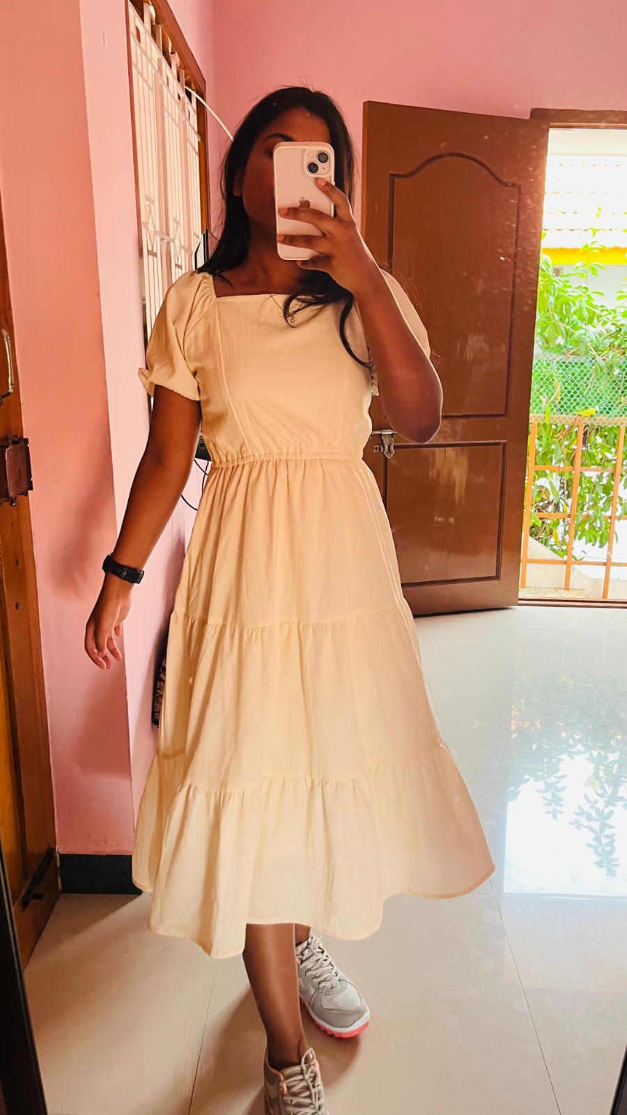 Butter yellow dress