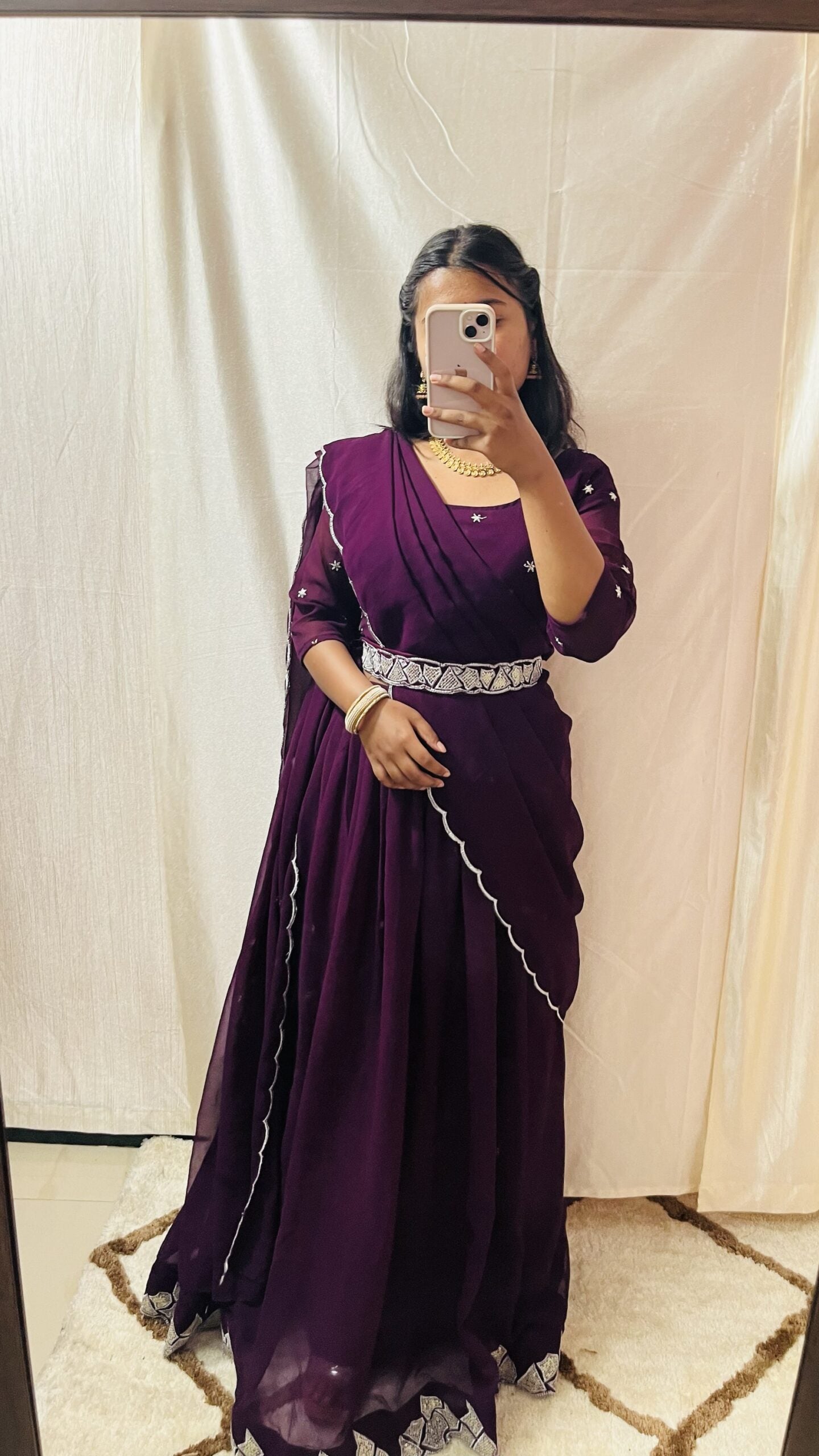 Rani pink 15 meter flare dress